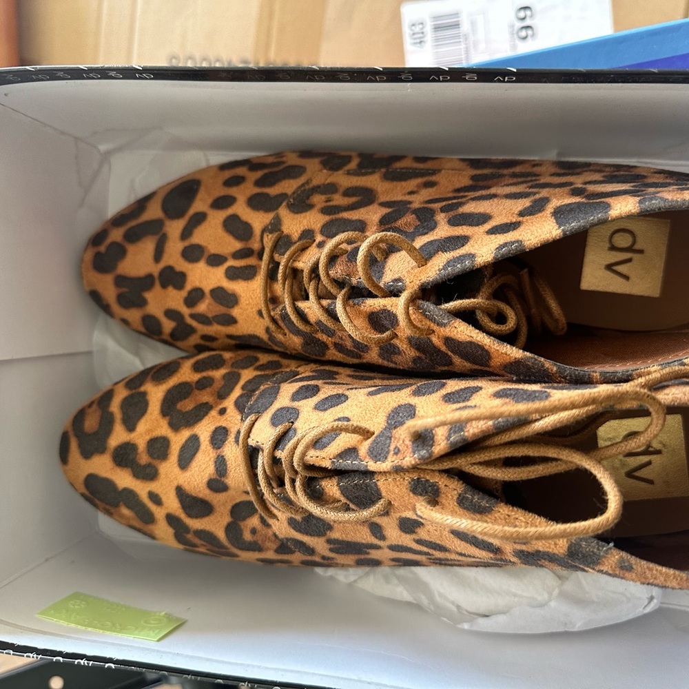 DV by Dolce Vita Brown and Black Ankle Boots